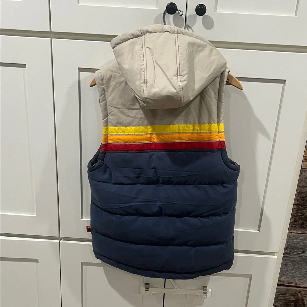 Yo Colorado Epic Fader Puffer Vest Unisex XS Hooded - Picture 8 of 9
